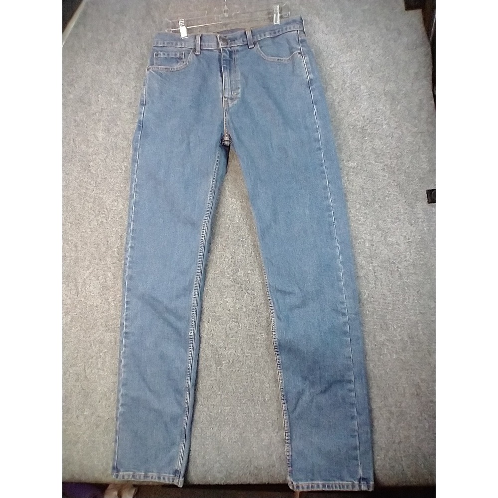 Levis 505 Regular‎ Fit Straight Leg Jeans Mens 33x36 Blue Medium Wash Denim